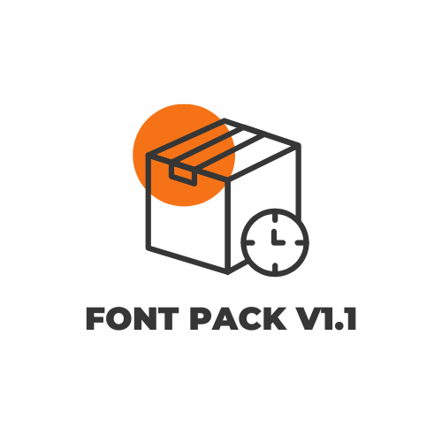 Font Pack 1.1